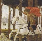 Sandro Botticelli Novella di Nastogio degli Onesti (mk36) oil painting
